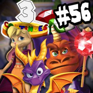 Arte do episódio 3 Continues - Spyro no PS1.